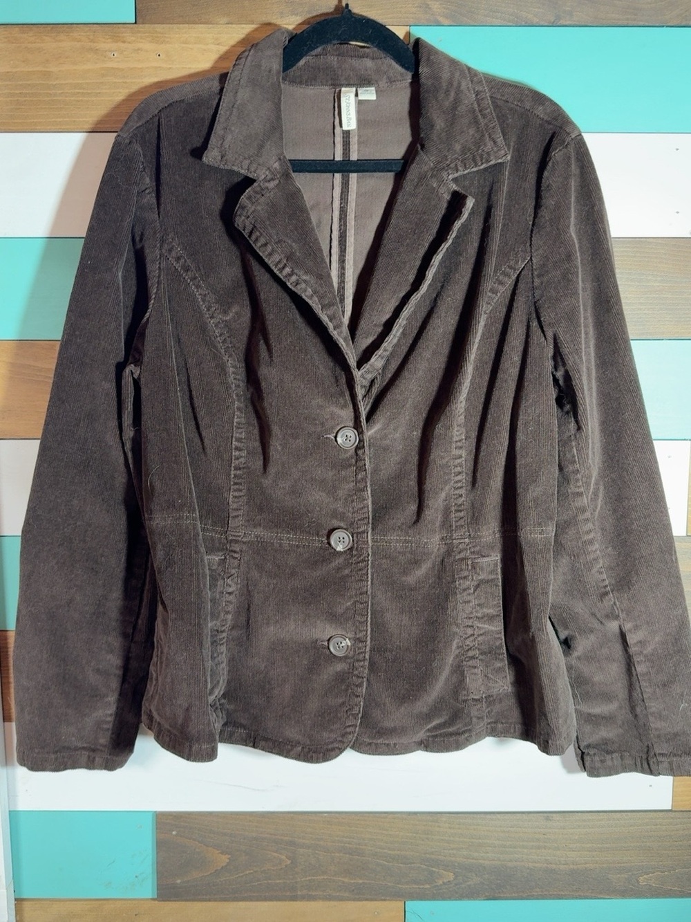 St. John’s Bay Brown Stretch Corduroy Blazer